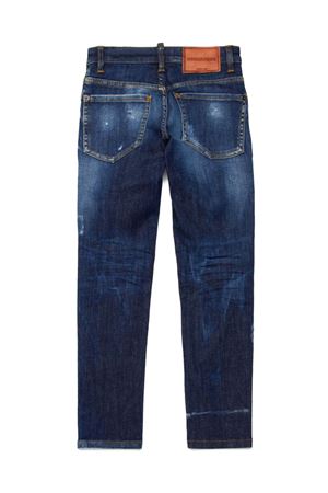 blue cotton jeans DSQUARED KIDS | DQ0236D0A9HDQ01